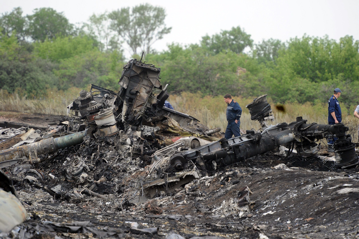 MH17 crash search