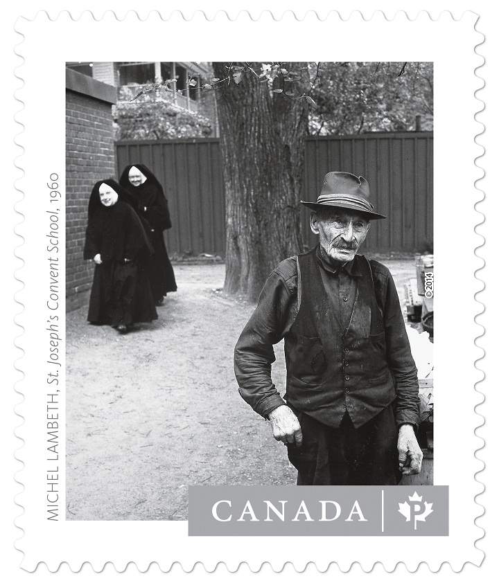 This Canada Post stamp features St. Joseph’s Convent School, shot in 1960 by Michel Lambeth.