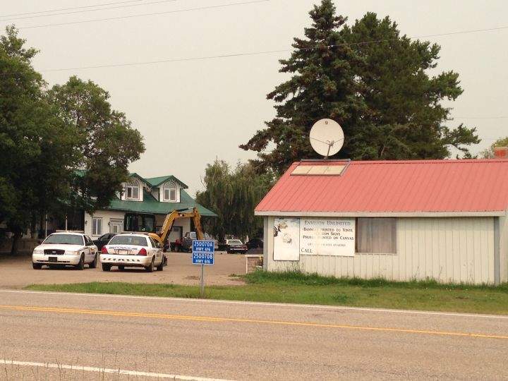 RCMP and ALERT dismantle a medicinal marijuana grow-op near Millet Wednesday, July 16, 2014.