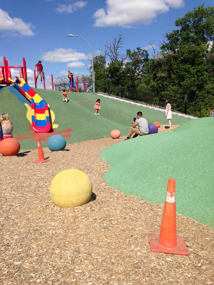 Skittles Nature Playground Children's Garden Assiniboine Park Winnipeg