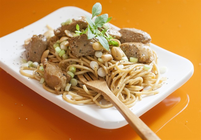 Inauthentic but fast and delicious kung pao pork