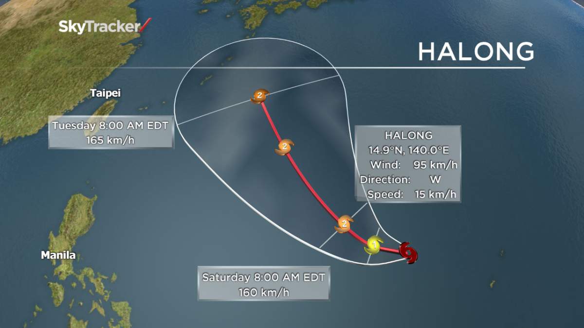 Tropical storm Halong