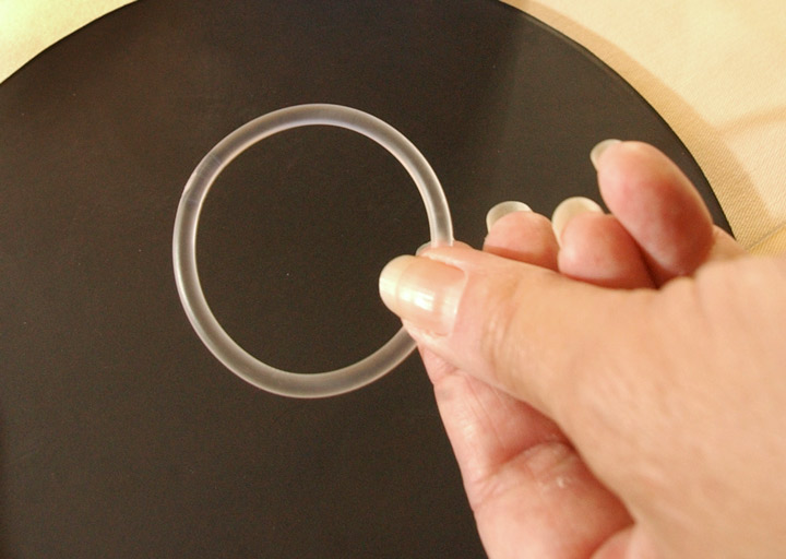 A NuvaRing contraceptive.