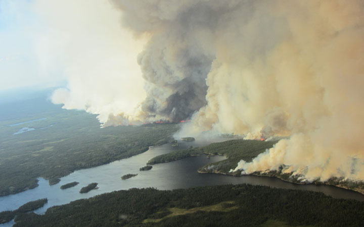 More than 160 fires are raging across the Northwest Territories.