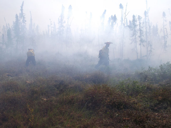 Firefighters continue to fight fires in the Northwest Territories.
