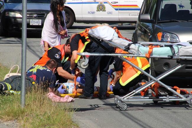 Two pedestrians hit in Surrey on July 8.
