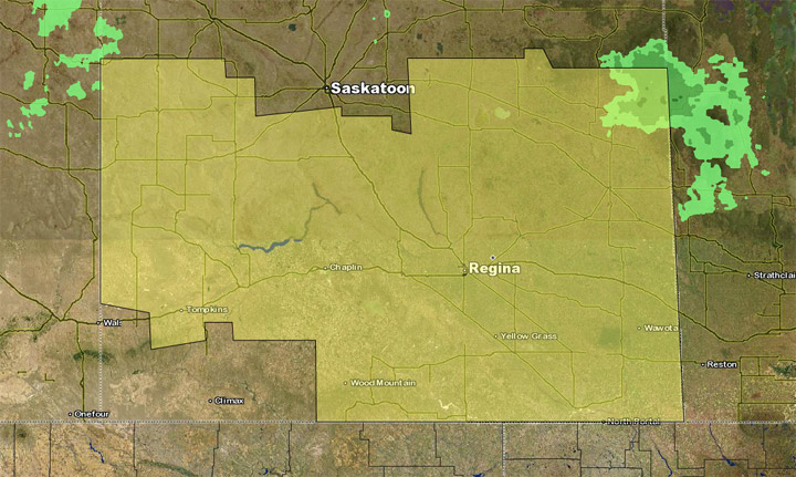 Environment Canada issues severe thunderstorm watch in southern Saskatchewan.