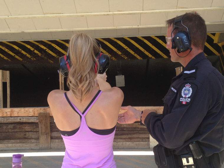 Edmonton police firearms training