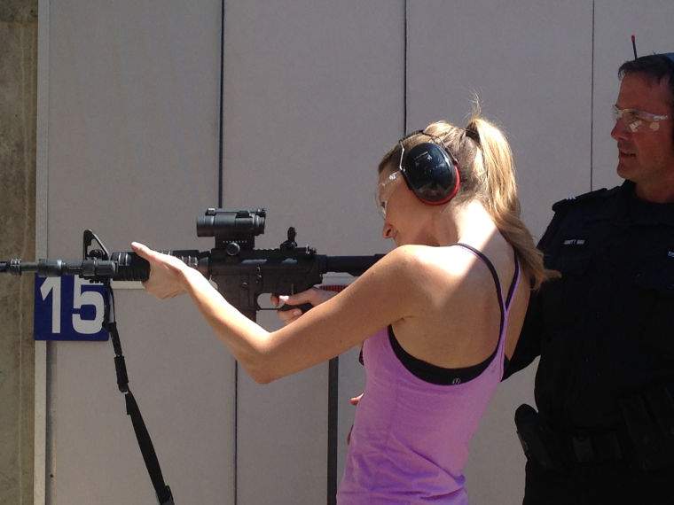 Edmonton police gun training