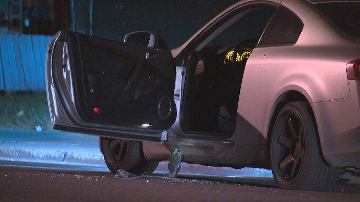 Police investigate a shooting central Edmonton, Tuesday, July 15, 2014. 