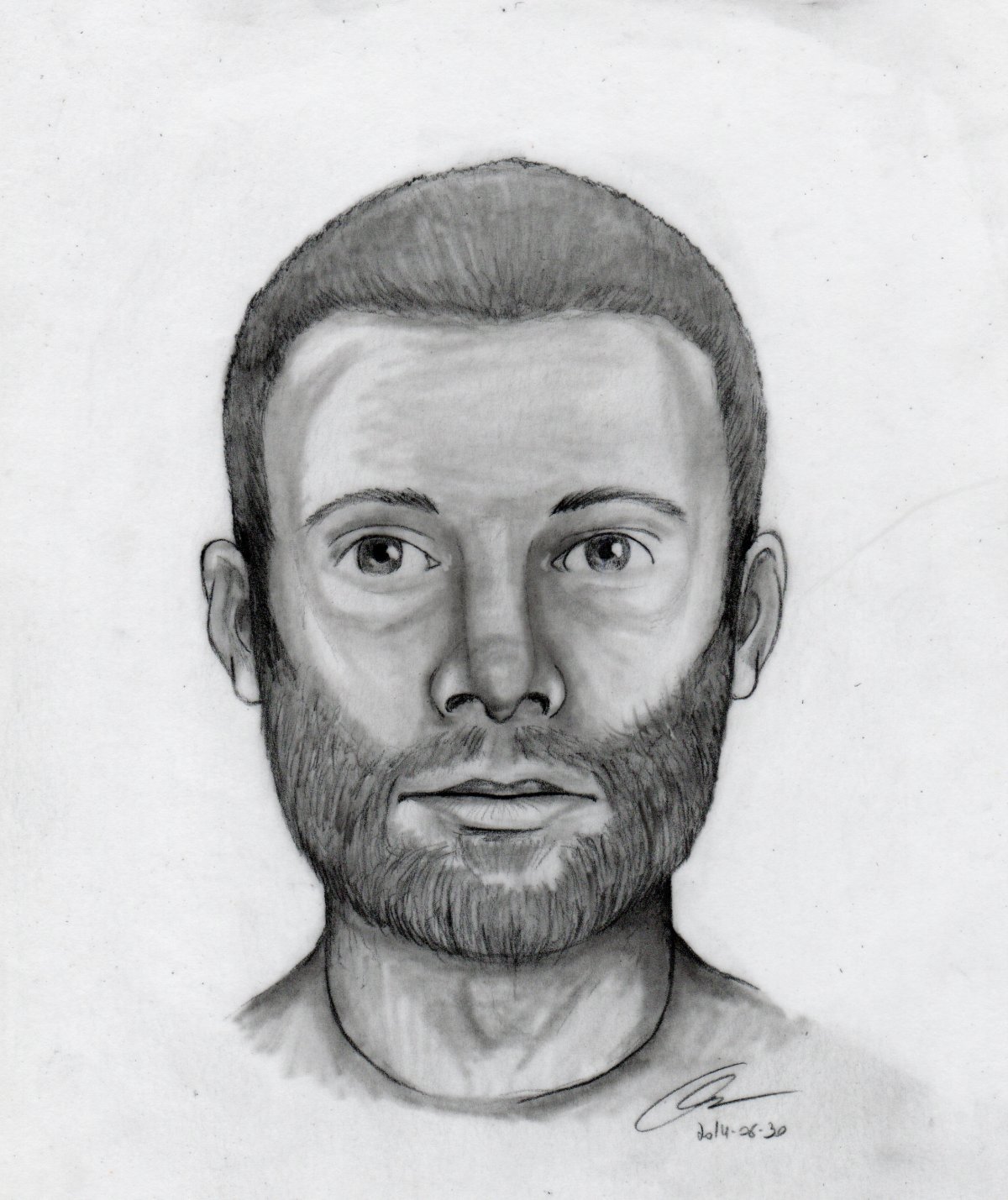 The composite sketch of a suspect accused of breaking into an Airdrie home on June 29th, 2014 and sexually assaulting a woman sleeping inside.