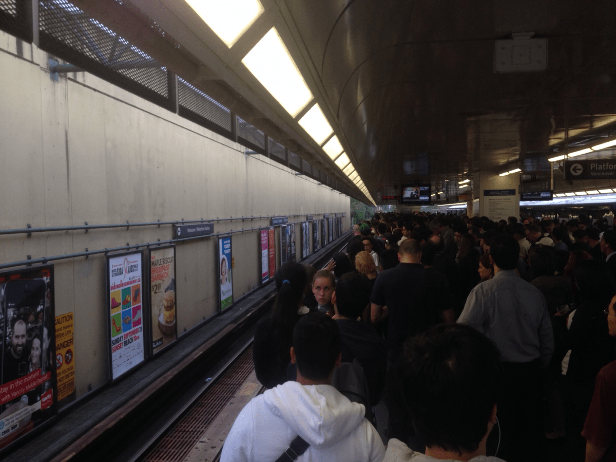 SkyTrain delays at Commercial Station