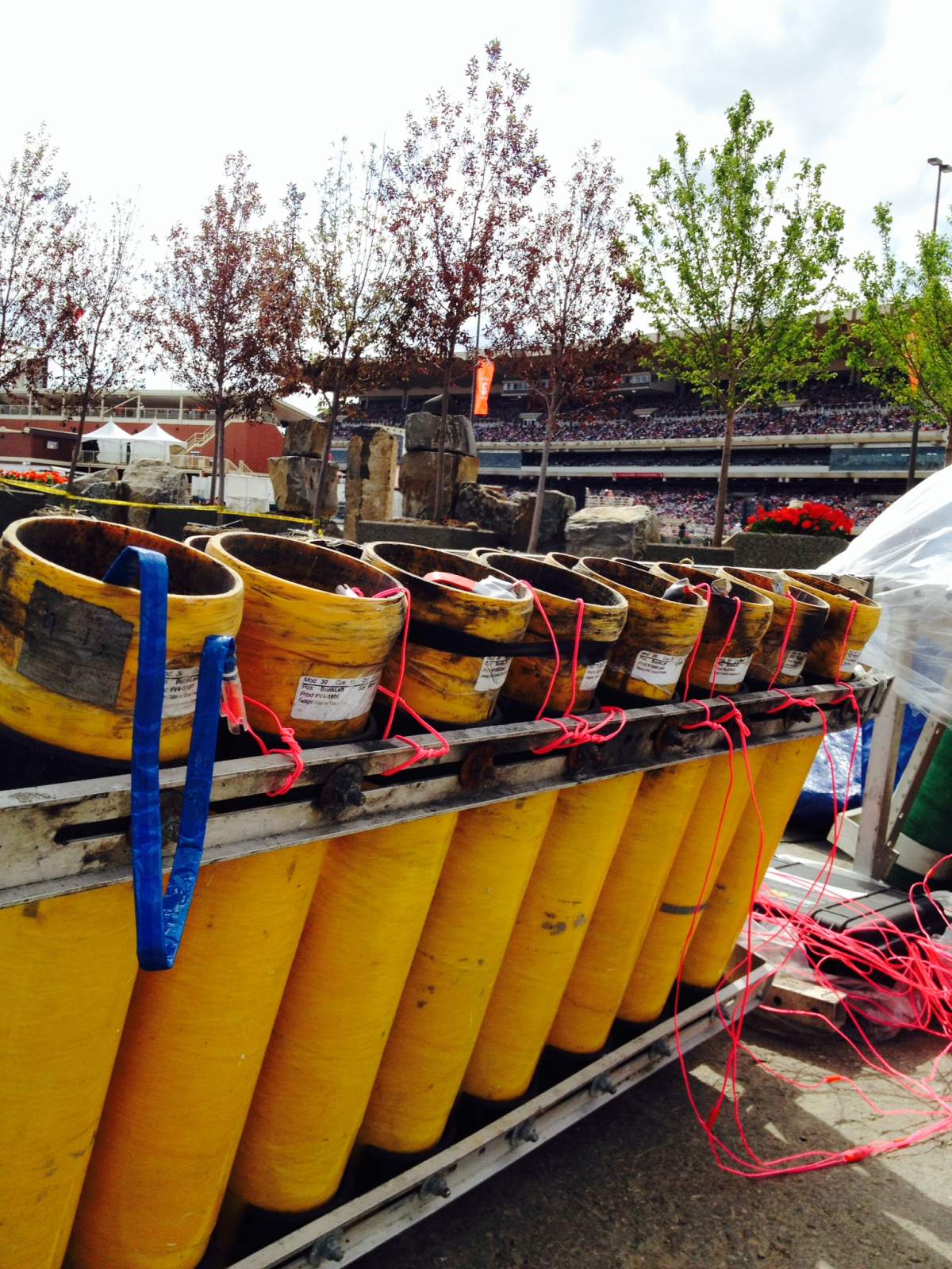 Calgary Stampede fireworks cancelled due to sudden windstorm - image
