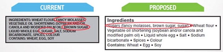 What Health Canada’s ‘easier to read’ nutrition labels would look like - image