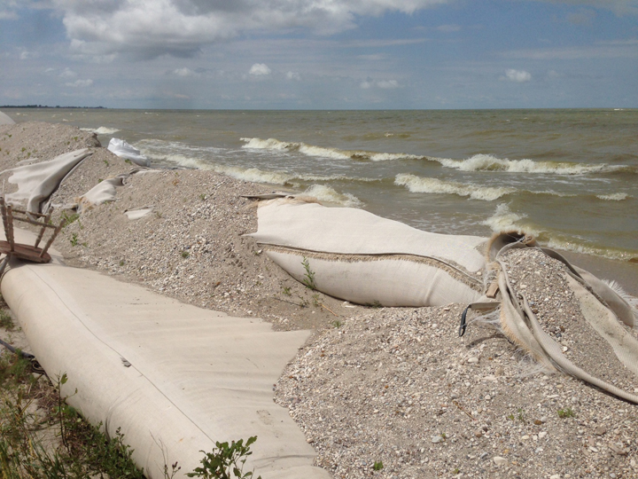 Manitoba flood 2014 Twin Lakes Beach