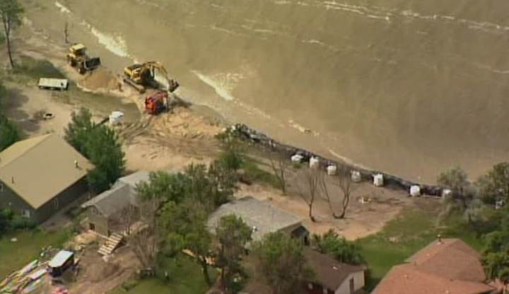 Twin Lakes Beach Manitoba flood