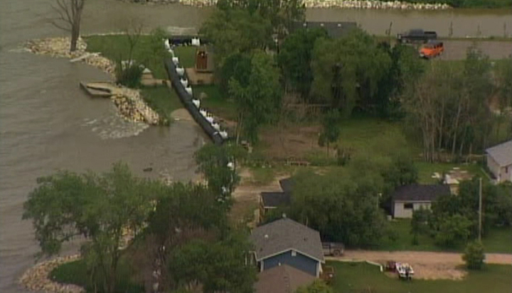Twin Lakes Beach Manitoba flood