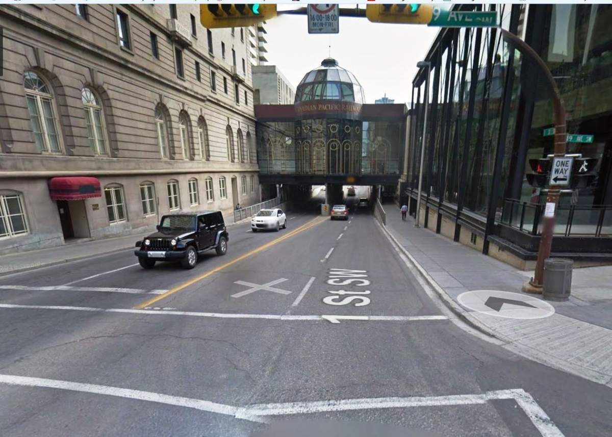 The Calgary Fire Department was called to 9th Avenue and 1st Street S.W. for reports of a motor vehicle collision on Thursday, July 2nd, 2014.  