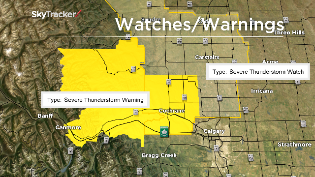 UPDATE: Severe thunderstorm warnings in effect for Alberta communities - image