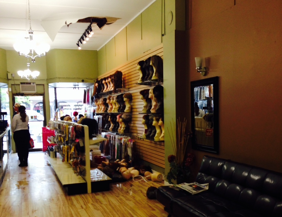 Vernon business falls victim to storm as ceiling caves in - image