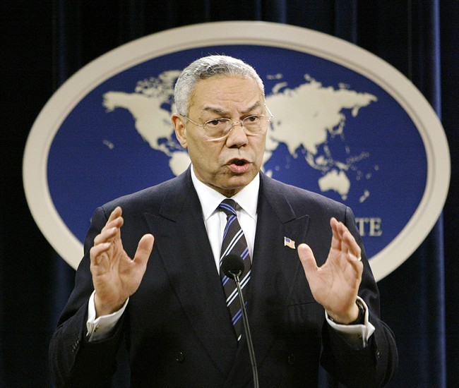 Former Secretary of State Colin Powell says he sent Hillary Clinton a memo touting his use of a personal email account after she took over as the nation as top diplomat in 2009. 
