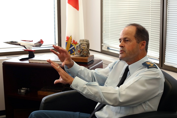 General Tom Lawson, Chief of Defence Staff, is shown in his office at National Defence haedquarters in Ottawa, Friday, August 1, 2014. THE CANADIAN PRESS/Fred Chartrand.