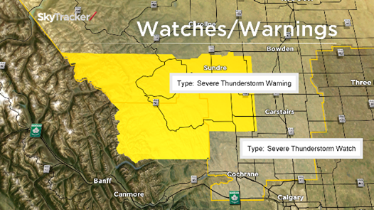 Severe Thunderstorm Watch In Effect For Calgary Calgary Globalnewsca 