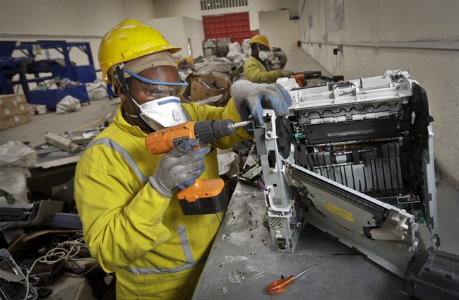 The amount of electronic waste generated globally last year is enough to fill 100 Empire State Buildings and represents more than 15 pounds (6.8 kilograms) for every living person.