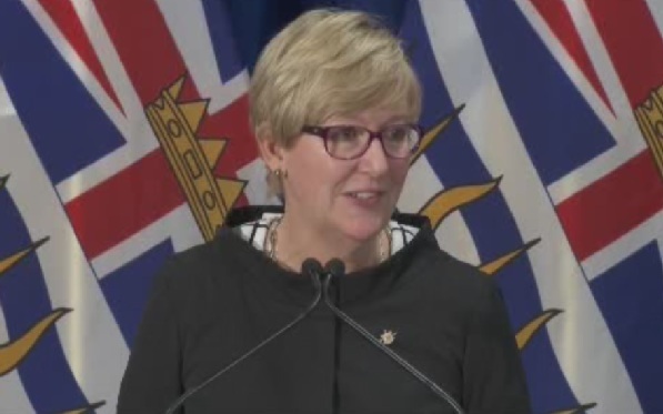 Justice Minister Suzanne Anton announces new health initiatives.