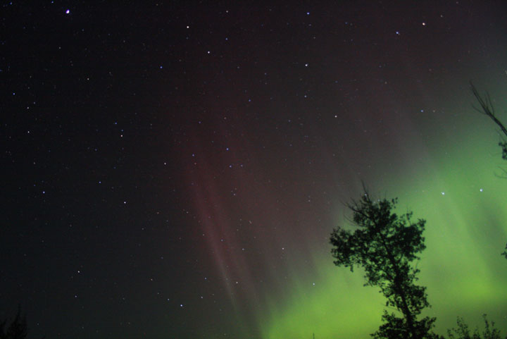 Northern lights in Saskatchewan