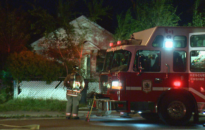 Arson investigators are looking into a suspicious house fire in Saskatoon.