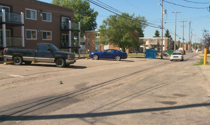 Saskatoon police believe suite targeted after shots fired at apartment building.
