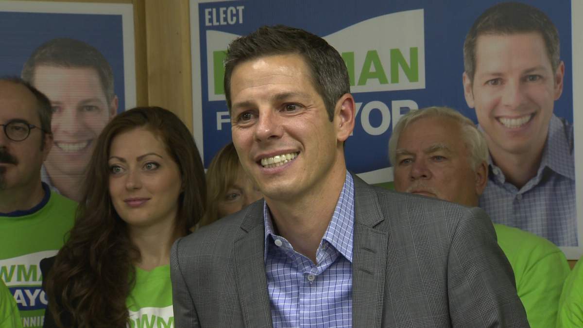 Brian Bowman speaks at a press conference Friday morning .