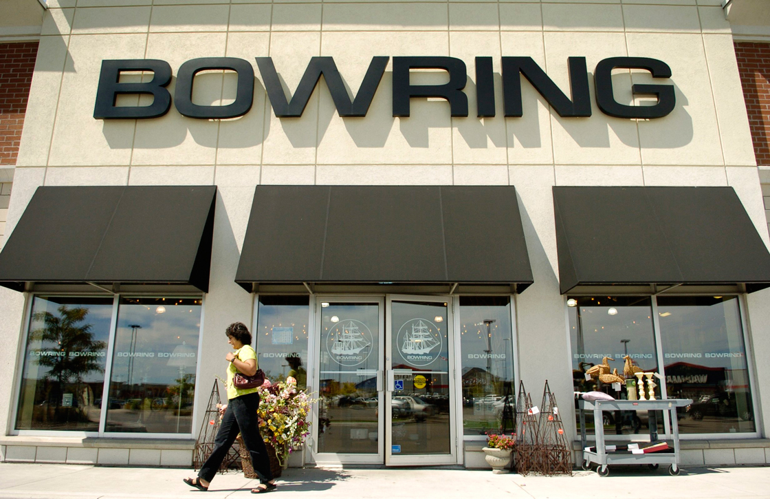 A Bowring store located at the Queensway in Toronto.