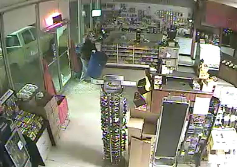 Police say a thief has made off with $12,000 worth of cigarettes from a convenience store in west-central Saskatchewan.