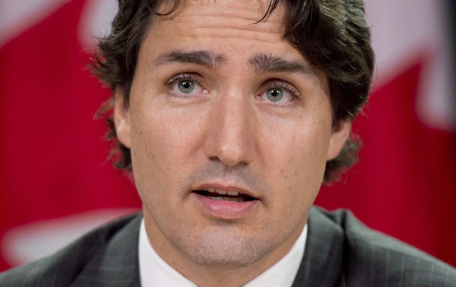 Liberal leader Justin Trudeau is shown during a news conference Wednesday June 11, 2014 in Ottawa. .