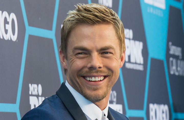 Derek Hough arrives at an event on July 27, 2014 in Los Angeles, California.  