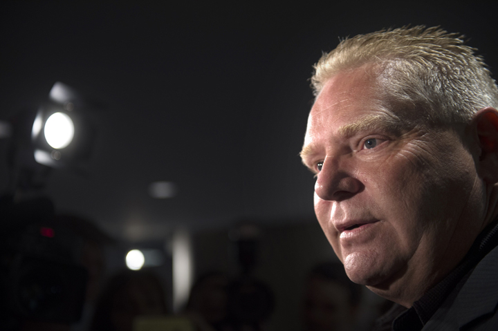 Toronto city councillor Doug Ford apologized to Chief Bill Blair