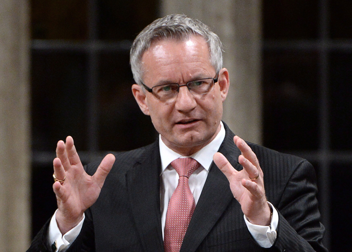 International Trade Minister Ed Fast answers a question during question period in the House of Commons on Parliament Hill in Ottawa on Wednesday, June 4, 2014. 