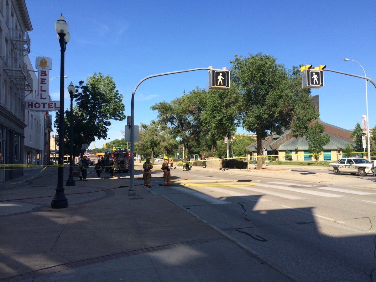 Underground electrical fire closes down Main Street Saturday, August 30th .