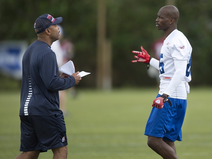Erik Campbell and Chad Johnson Montreal Alouettes
