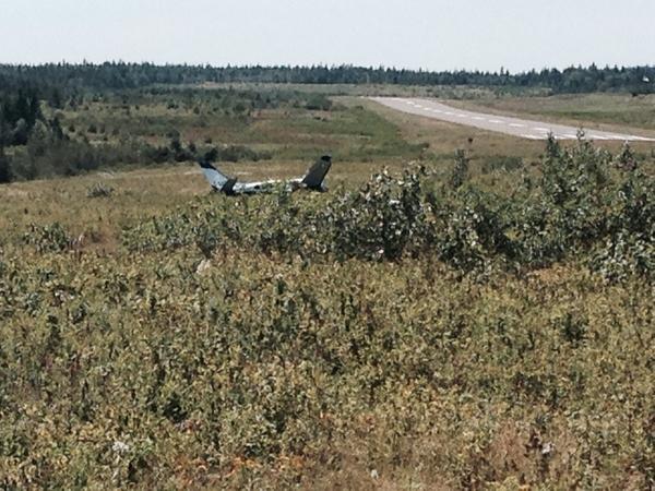N.B. air ambulance crash occurred on second attempt to land: TSB - image