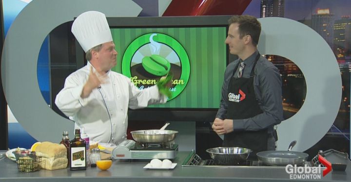 Doug Adsit from Morinville's Green Bean stops by for the cooking segment Saturday, August 30, 2014.