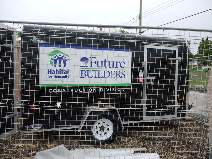 theft Habitat for Humanity construction trailer