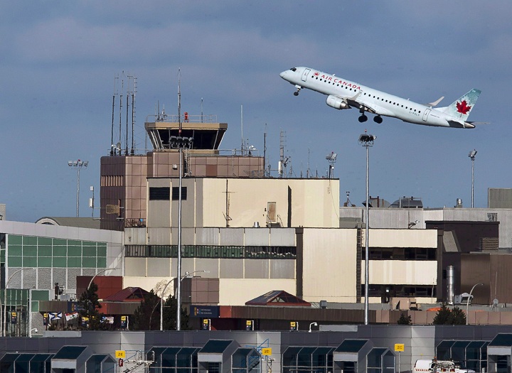 File photo: An Air Canada passenger jet takes off from Halifax on Jan. 21, 2013.