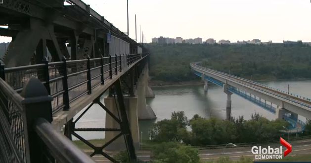 High Level Bridge in Edmonton .