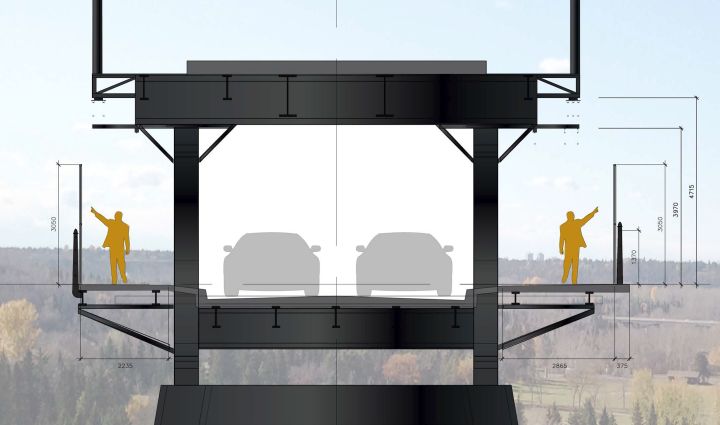 high level bridge barriers