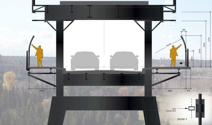 high level bridge barriers