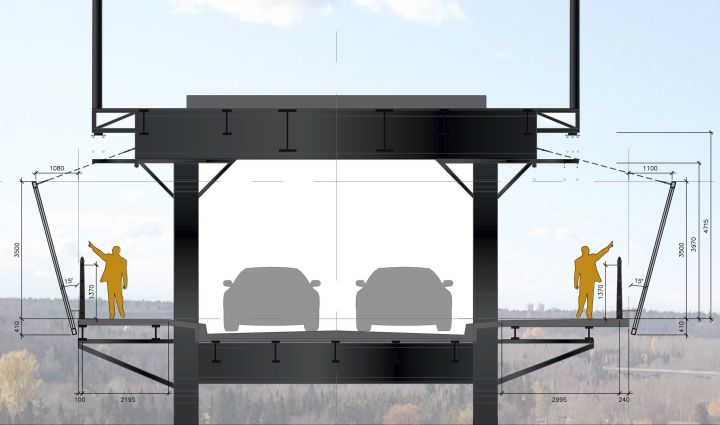 high level bridge barriers