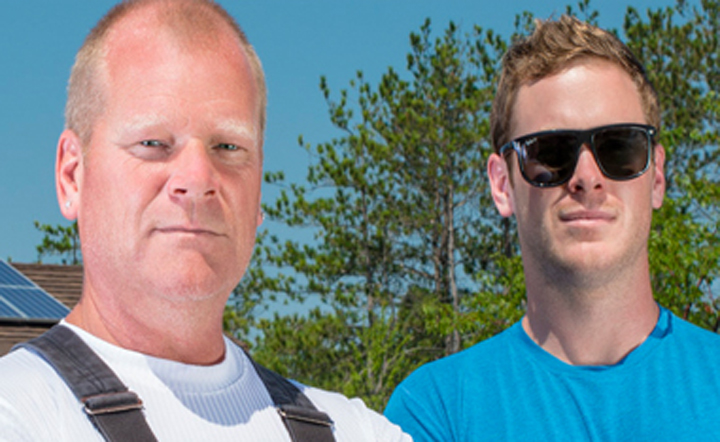 Mike Holmes and Mike Holmes Jr.